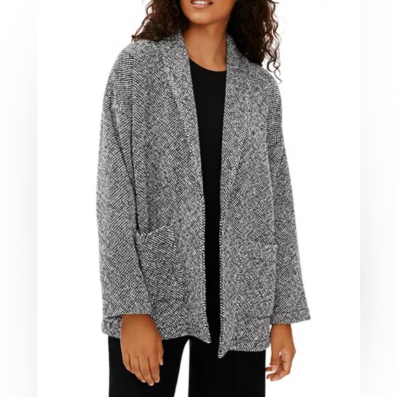 Eileen Fisher Jackets & Blazers - EILEEN FISHER Handwoven in Peru Organic Cotton Jacket – Size Large